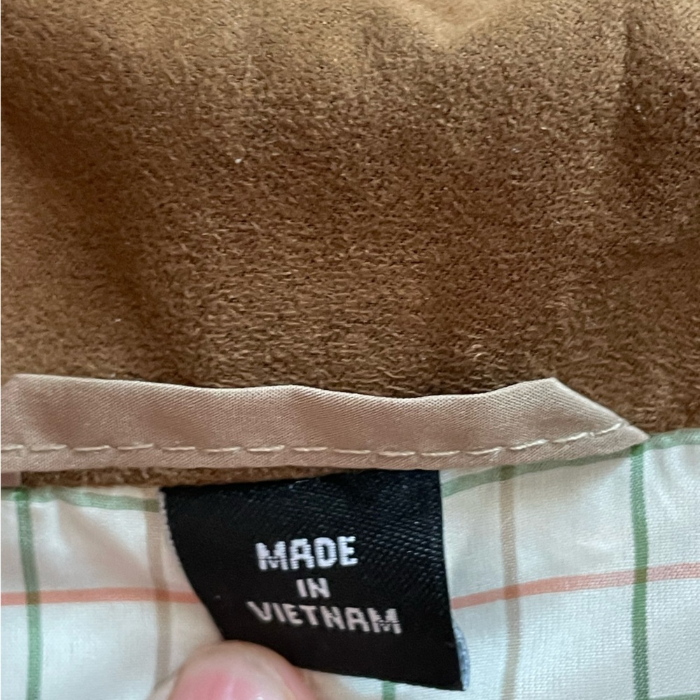 Barbour Downham Women's Quilted Tan Blazer with Brown Accents US Size 12 - Picture 10 of 16